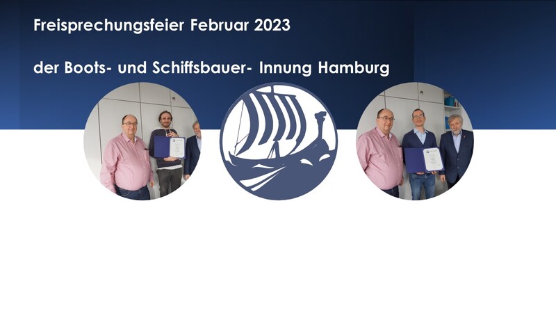 Freispreichungsfeier Banner Bootsbauer